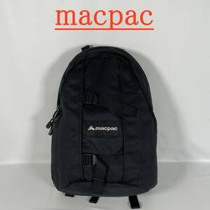【極美品】macpac マックパック リュック ロゴ 黒