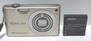 カシオ コンパクトデジタルカメラ EX-Z100 バッテリー　NP-40付き 動作品