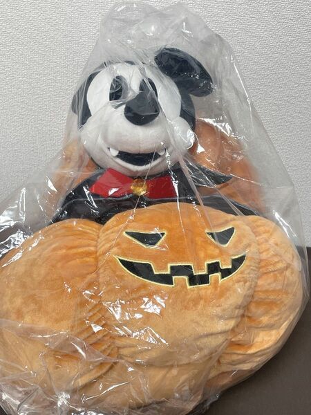 ディズニー　ハロウィンくじ　happyくじ　ラスト賞　ミッキー　ドラキュラ　ぬいぐるみ　！