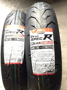 IRC 110/70-17　140/70-17　RX03　SPEC-R　送料無料 消費税込　CBR　ニンジャ　R25　