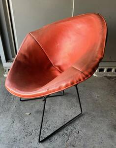 ハリー・ベルトイア ダイヤモンドチェア 黒/ビンテージ Knoll カルテル アルテミデ イームズ ミッドセンチュリー 