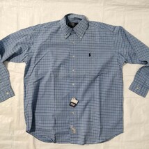 polo by ralph lauren ポロ　バイ　ラルフローレンBLAIRE　cotton　check BD ボタンダウン　シャツ　90年代 デッドストック　90's　xs 長袖_画像2