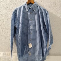 polo by ralph lauren ポロ　バイ　ラルフローレンBLAIRE　cotton　check BD ボタンダウン　シャツ　90年代 デッドストック　90's　xs 長袖_画像10