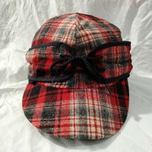 Woolrich Woolen Mills　ウールリッチ　ウーレンミルズ　ボア　イヤーフラップ　中綿付　ハンターキャップ　usa製 耳ボア付　hunter cap _画像2