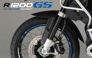 ★送料無料★BMW R1200GS stickers ホイル ホイール ステッカー バイク デカール セット ブルー