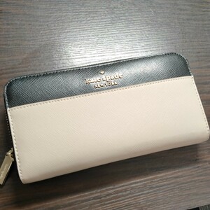 kate spade ケイトスペード 長財布 ファスナー付き　小銭入れ カード収納 ほぼ未使用 倉庫保管品 全国即日発送 レディース ファッション