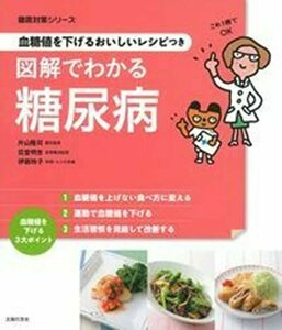 【中古】 血糖値を下げるおいしいレシピつき　図解でわかる糖尿病 (徹底対策シリーズ)