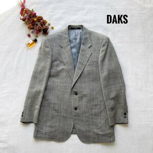 美品☆レア　定価3万　ダックス　DAKS　テーラードジャケット　グレンチェック柄　92A5　