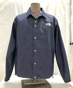 中古 ノースフェイスTHE NORTH FACE ゴアテックス デニム コーチ ジャケット L NP12042 GTX DENIM COACH JACKET インディゴブルー系 