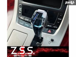 Z.S.S. クリスタル シフトノブ LED イルミネーション 7色 USB 充電式 M8 M10 M12 汎用 レクサス GS ZSS