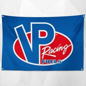 「VPレーシング・ロゴ」特大フラッグ・旗バナー約150ｃｍ×90ｃｍのビックサイズでお部屋・ガレージの装飾に最適！アメリカ雑貨・カーレー