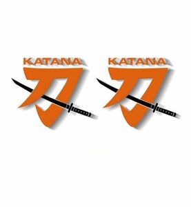 オートバイ改造部品反射防水車のステッカークールな装飾に適していますfor katana KATANA用