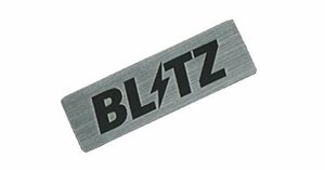 BLITZ(ブリッツ) アルミロゴプレート W:90mm 18933