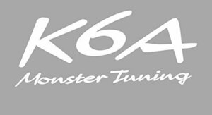 MONSTER SPORT K6A MONSTER Tuning ステッカー ホワイト 大 470×190mm 896120-0000M