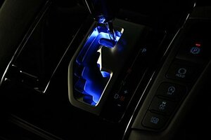 アルファード ヴェルファイア 30系 シフトゲート イルミ LED_ブルー