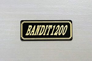 E-608-3 BANDIT1200 バンディット1200 黒/金 オリジナル ステッカー タンク テールカウル サイドカバー デカール エンブレム フェンダー