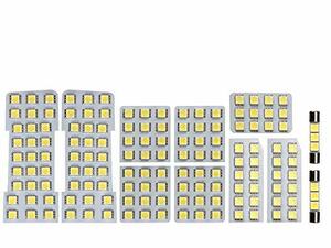 10系 アルファード 専用設計 純白 ホワイト LED ルームランプ 11点セット ANH10W/MNH10W/ATH10W 前期/後期