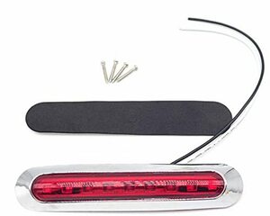 サイドマーカー トラック トレーラー 10V－30V 9連 LED マーカー ランプ ライト メッキカバー 2個セット 車用 車用品 デコトラ ステンレス