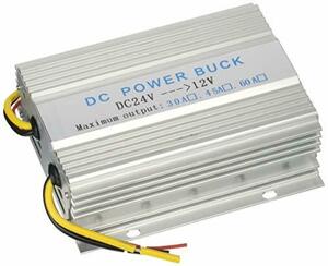 DC-DC コンバーター 24V 12V 30A デコデコ 直流 電圧 変換器