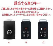 SANRILY キーケース スマートキーケース キーホルダー キー保護 キーカバー ボルボ純正 XC40 XC70 S80 S90 C30 VX90 2015 2018 XC90 C70_画像2