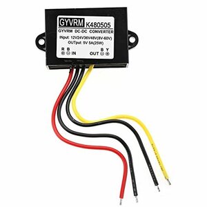 Hilitand DC/DCコンバーター 降圧コンバータ EV25-K480505 (8～58Vから5V 5A 25W)