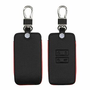 kwmobile カーキー 保護カバー 対応: Renault 4-ボタン 車のキー Smart Key (Keyless Go 対応機種のみ) - スマートキー キーケース
