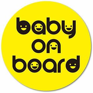 【Babystity】 赤ちゃん乗っています Baby On Board マグネット ステッカー サイン (マグネット, No,9)