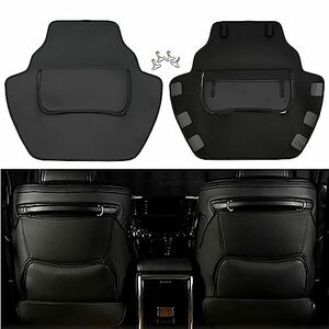 Kiload トヨタアルファード/ヴェルファイア30系（ALPHARD/VELLFIRE）専用キックガード シートカバー キックマット 座席カバー 汚れ防止