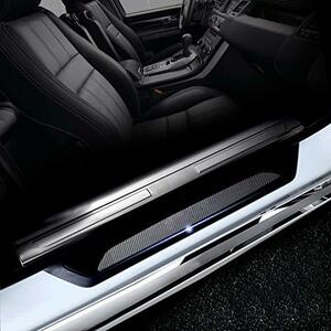 Cobear BMW 専用 スカッフプレート ドアステップガード 車の炭素繊維 ドアガードステッカー 適合多数