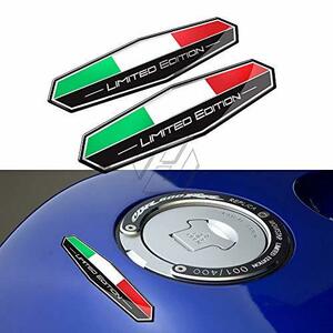 HOMTRU 3D モーターバイク デカール イタリア国旗ステッカー 限定版 ステッカー オートバイ 車 しっぽ