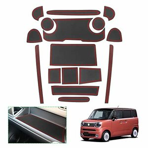 【GAFAT】スズキ ワゴンRスマイル MX81S/91S型 2021年～現行 SUZUKI Wagon R Smile 新型 専用 ドアポケットマット ラバーマット ゴム 防音