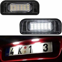 99-05y ベンツ Sクラス W220 キャンセラー内蔵 LED ナンバー灯 ライセンスランプ_画像1