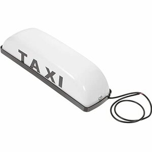 KESYOO タクシーライト Taxi 空車信号ライト フロントガラスインジケータランプ ledサインライト 12V レトロ 伝統的 タクシー 行灯