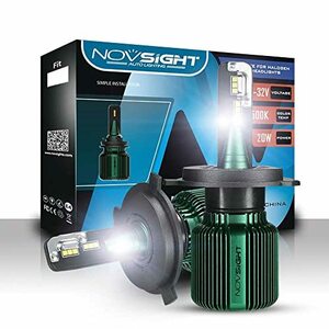 【Novsight正規品専門店】H4 Hi/Lo 一体型 LEDヘッドライト 超ミニmini型 超簡単取り付け LED 電球 CSP製 Y19 LED チップ搭載