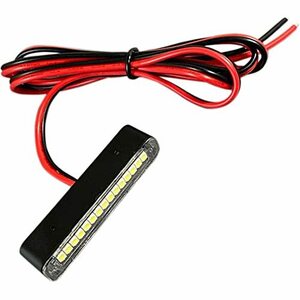 Discover winds 12v バイク 車 超高輝度 15LED 貼り付けるだけ 簡単取り付け ナンバー灯 ライセンスランプ デイライト マーカーランプ