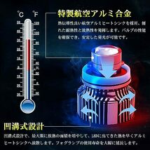 Futwod フォグランプ H8 レモンイエロー 爆光 H11 LEDフォグランプ H16 フォグバルブ 車用フォグランプ LEDバルブ フォグライト 黄緑_画像5