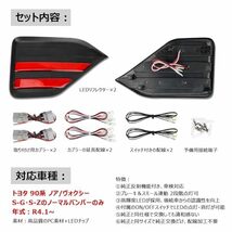 OPPLIGHT 90系 ノア ヴォクシー LED リフレクター 90 NOAH VOXY S-G S-Zグレード 専用 カスタム パーツ 車検対応 純正反射機能付き_画像2