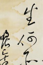 【真作】B1931 権田雷斧「三行書」紙本 肉筆_画像5