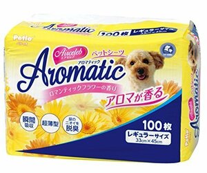 【在庫品のみ】 ペティオ アロマティック エアセレブ ペットシーツ 100枚入 レギュラー （Pｅｔｉｏ）