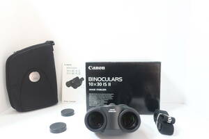 ★良品★ Canon キャノン BINOCULARS 10×30 IS II 防振双眼鏡 #2690