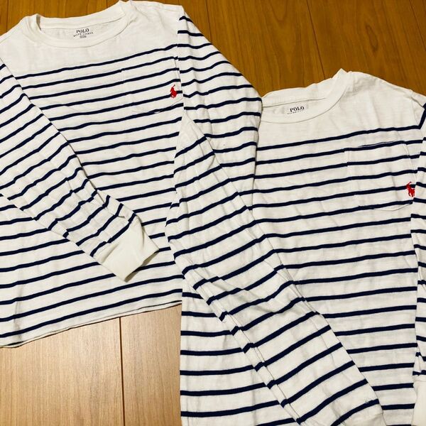 POLO RALPHLAUREN ロンT お揃いセット サイズ115と120