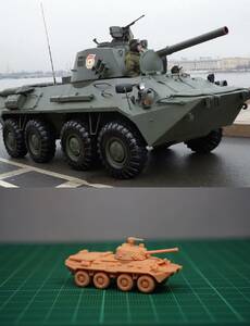 1/144 未組立 Russian 2S23 SPG (fine detail) Resin Kit (S2823)