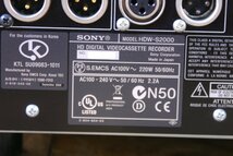 ◎ジャンク SONY HDW-S2000 HDCAMレコーダー DRUM 11357H 現状品◎（V351）_画像4