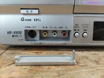 ◎【再生確認済み】Victor HR-V600 VHFレコーダー ビデオデッキ 2002年製◎V417_画像3