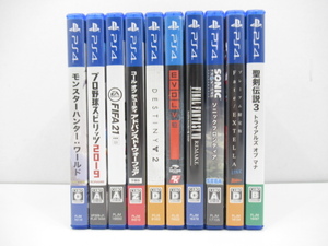 s24033-rj [送料950円] 中古●10本セット PS4 聖剣伝説3 ソニックフロンティア他 [040-231016]