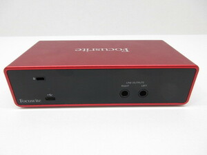 s24058-rj ジャンク★【送料950円】Focusrite Scarlett 2i2 オーディオインターフェイス [091-231024]