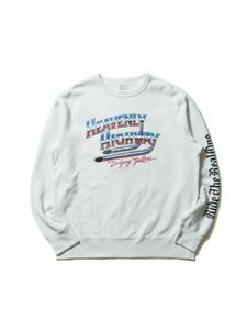 COOTIE HEAVENLY HIGHWAY Print Crewneck L/S Sweatshirt サイズM クーティー スウェット カットソー ロングTシャツ アイボリー