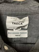 YAECA COMFORT SHIRT STANDARD ヤエカ コンフォートシャツ サイズM グレー サイドポケット_画像3