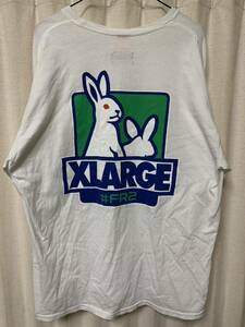 XLARGE with FR2 L/S Tee Fxxking Rabbits ロングTシャツ エフアールツー エクストララージ サイズXL カットソー 梅 柳 撫子 月桃 doco