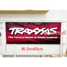 トラクサス イベントバナー (2m45cm x 1m15cm) Traxxas ガレージに! イベントに! バギー オフロードレース RCロッククローラー ☆送料込み_画像2